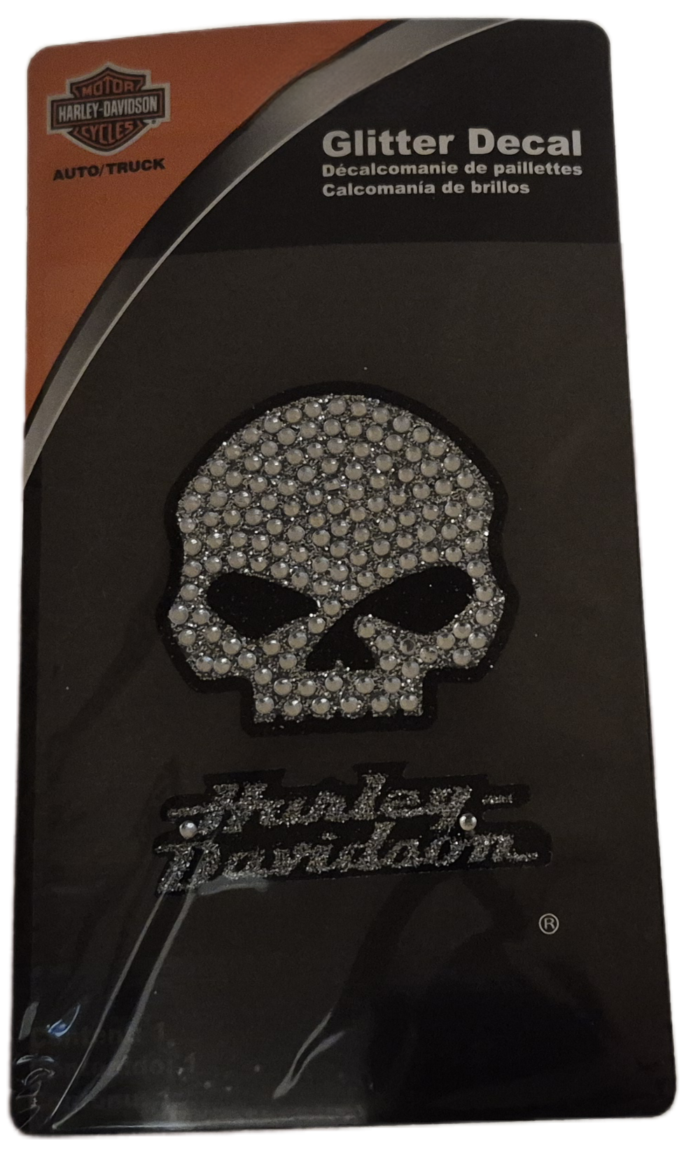 Harley-Davidson Decal Bling Skull