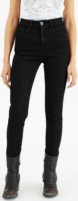 Rokker - Damen Motorradjeans "Rokkertech High Waist Black" 2414