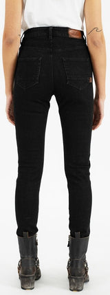 Rokker - Damen Motorradjeans "Rokkertech High Waist Black" 2414