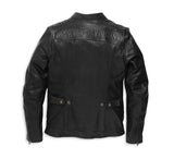 HARLEY-DAVIDSON ® Motorradjacke - "Electra Mandarin Collar Studded Leather " Women