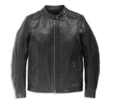 HARLEY-DAVIDSON ® Motorradjacke - "Electra Mandarin Collar Studded Leather " Women