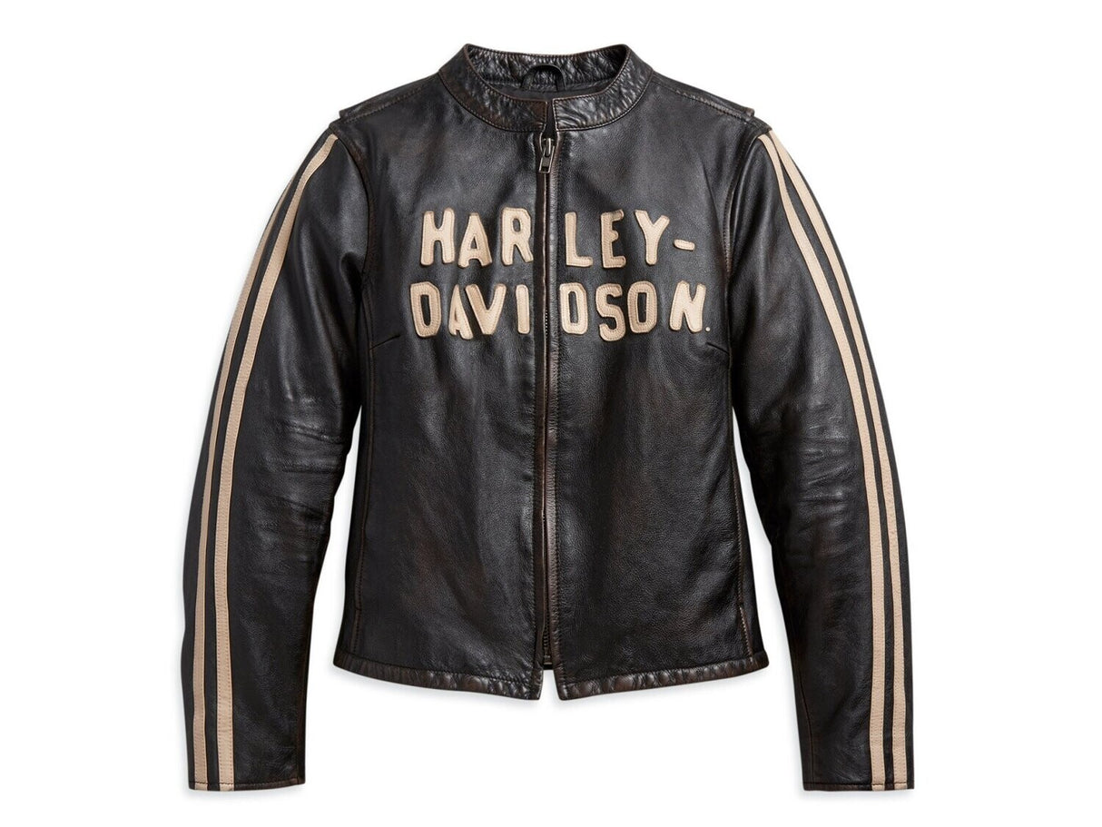 HARLEY-DAVIDSON ® Lederjacke - "SLEEVE STRIPE" Women