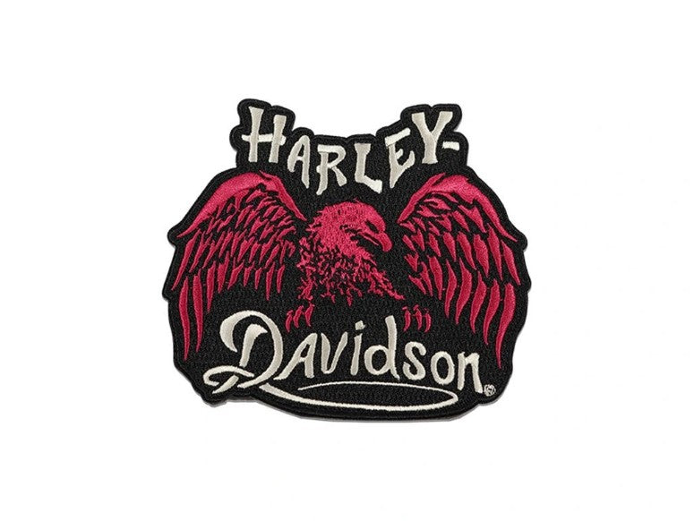 Harley-Davidson Patch "Dark Winged Pink"
