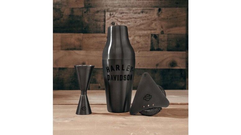HARLEY- DAVIDSON ® Matte Black Cocktail Shaker
