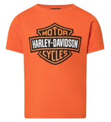 Harley-Davidson Kinder T-Shirt Bar & Shield Orange