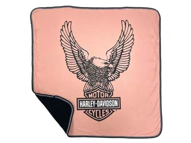 Harley-Davidson Girls Blanket rosa