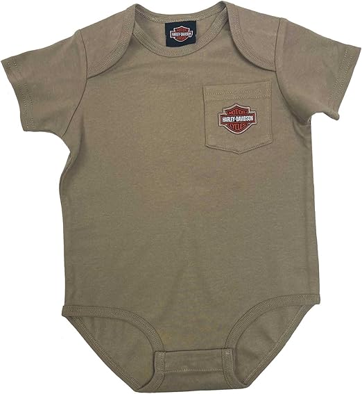 Harley-Davidson Boys Pocket Creeper Military Beige