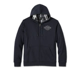HARLEY-DAVIDSON ® Bar & Shield Plaid Lined Zip-Up Hoodie