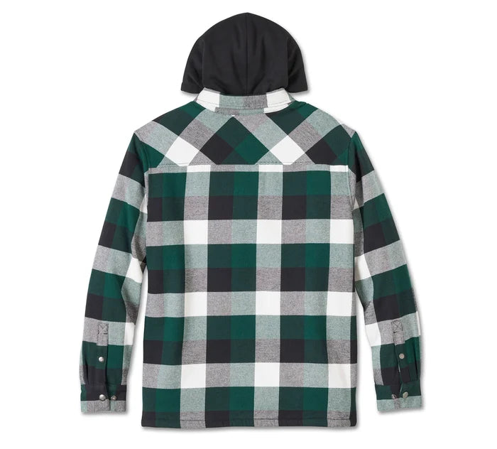 HARLEY-DAVIDSON ® Traveler Hemdjacke mit Kapuze - Plaid