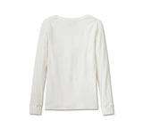 HARLEY-DAVIDSON ® Timeless Long Sleeve Henley "Cloud Dancer" Women