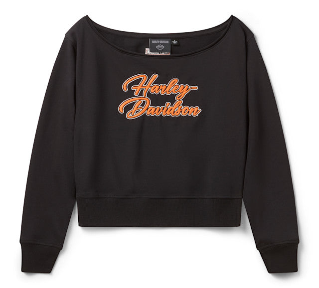 Harley-Davidson Essential Off-The-Shoulder Crew - Harley Black