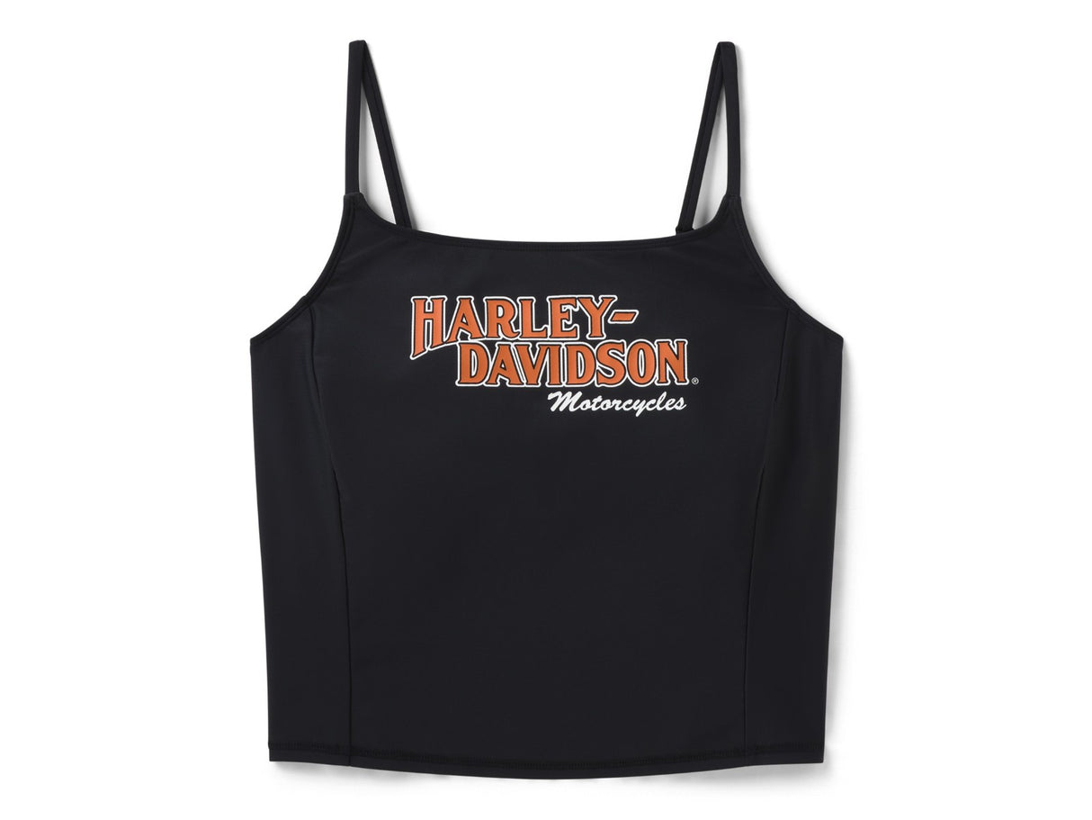 H-D® Swim Drop H Tankini Damen Shirt Top Harley Schwarz