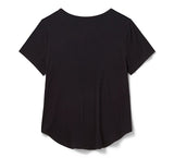 Harley-Davidson Women's Winged Bling Scoop Neck Tee - Harley Black