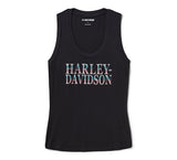 Harley-Davidson Women's Ombre Bling Tank - Harley Black