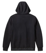 Harley-Davidson Zip Hoodie H-D Tech Gaiter schwarz