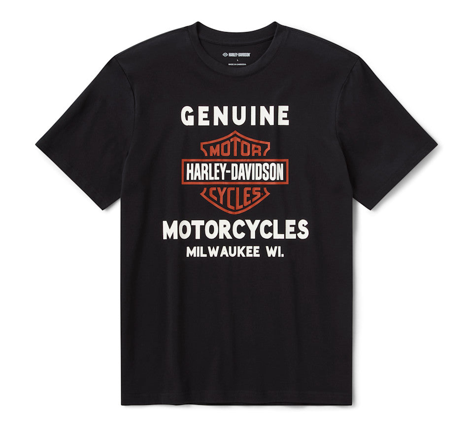 Bar & Shield Mütze- und T-Shirt-Geschenkset für Herren
