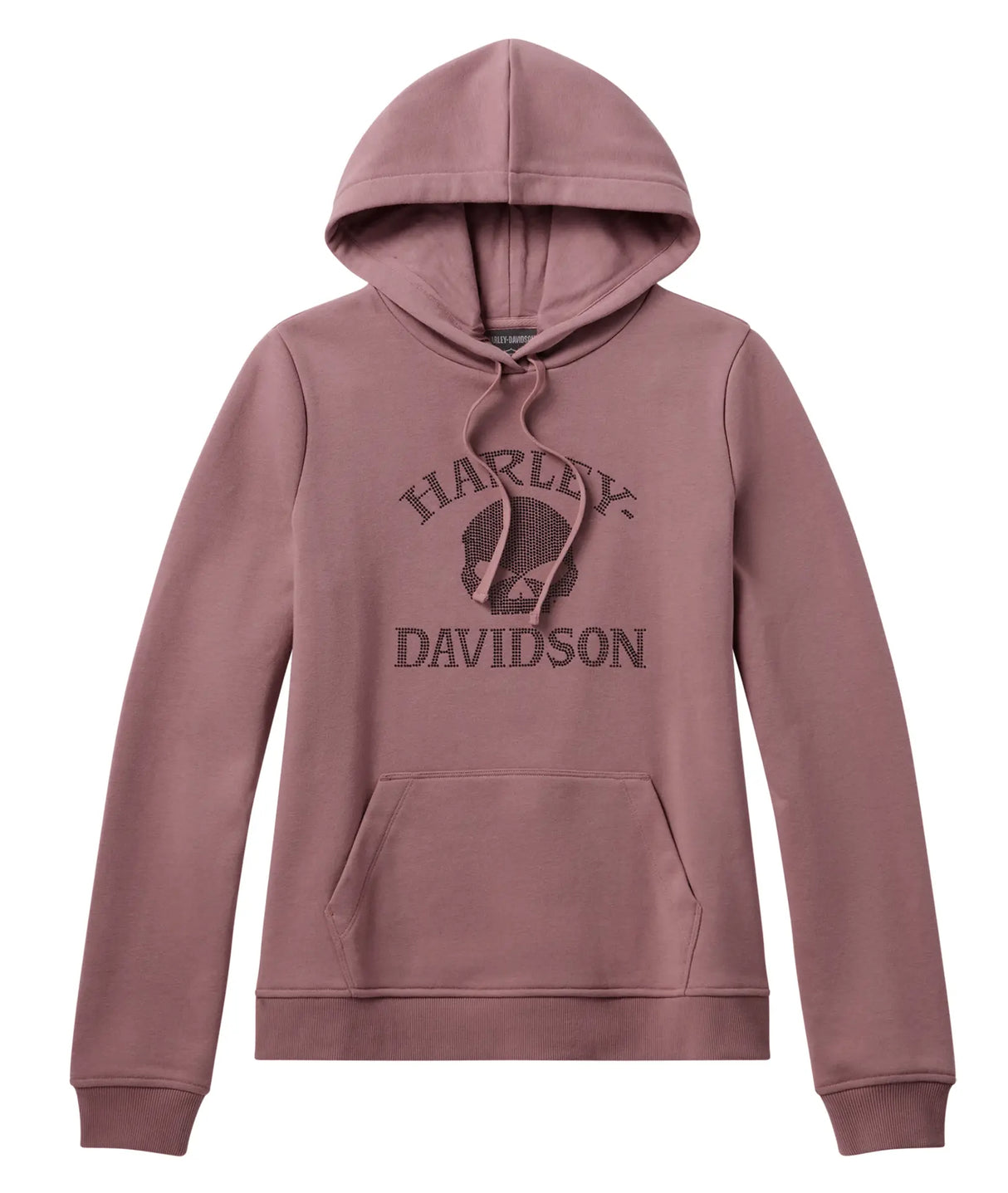 Harley-Davidson Damen Hoodie Willie G Skull Bling rosa