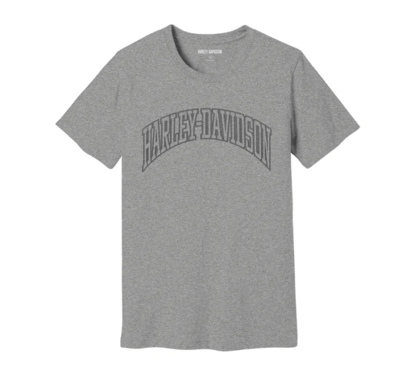 Harley-Davidson T-Shirt für Herren – Mittelgrau meliert
