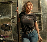 Screamin' Eagle Drop H Ringer T-Shirt für Damen