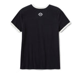 Screamin' Eagle Drop H Ringer T-Shirt für Damen