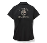 Willie G Bling Garage Shirt für Damen - Harley Black
