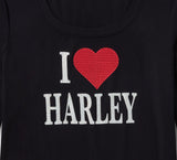 Harley-Davidson Damenlongsleeve "I love Harley"