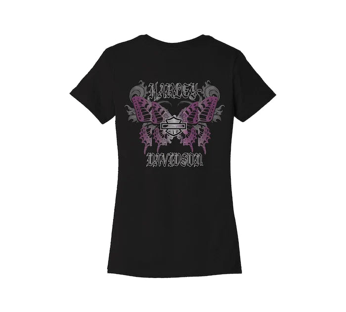 HARLEY-DAVIDSON ® T-Shirt "Forever Harley-Davidson Butterfly Graphic" Women