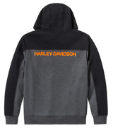 Harley-Davidson Zip Hoodie H-D Tech Gaiter schwarz/grau