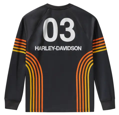 Harley-Davidson Racing Jersey H-D Tech schwarz