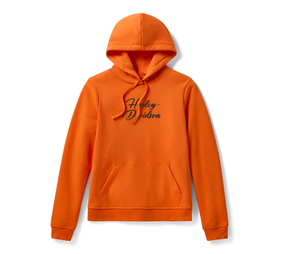 Harley-Davidson Damen Hoodie "Essential Bling" Orange
