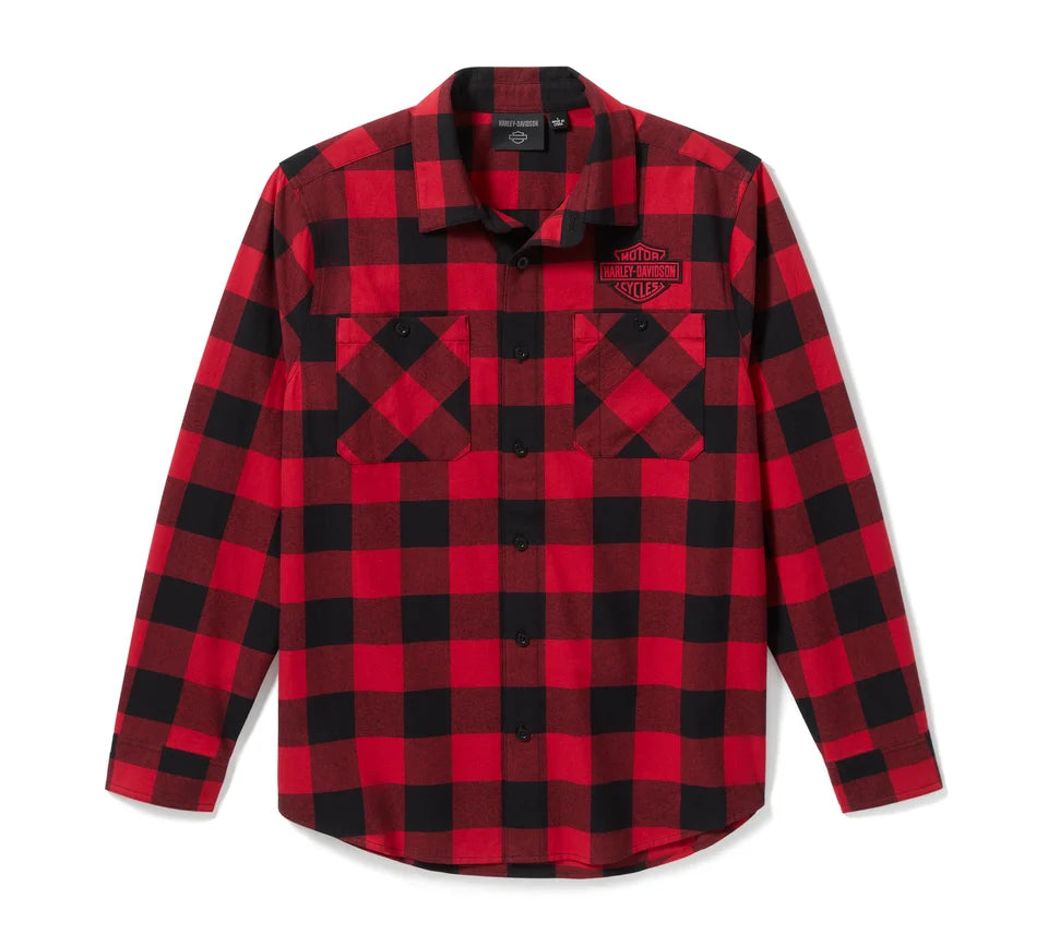 Harley -Davidson Hemd Bar&Shield Buffalo Check Flannel