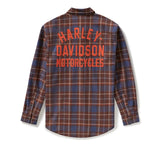 Harley-Davidson "Racer Font Yarn Dyed Plaid Shirt"