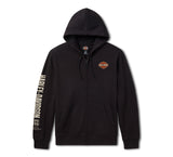 H-D Route 66 Anniversary Full Zip Fleece Hoodie