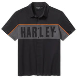 Harley-Davidson Kurzarmhemd Essential Mechanics schwarz/grau