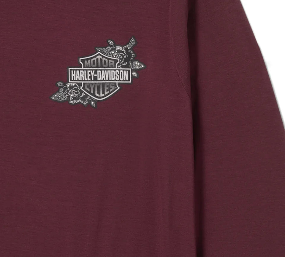Harley-Davidson Longsleeve "Serpent Rose"