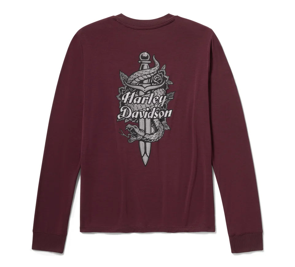 Harley-Davidson Longsleeve "Serpent Rose"