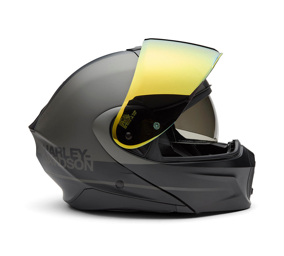 Harley-Davidson Klapphelm Evo X17 ECE matt schwarz/oliv