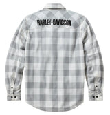 Harley-Davidson Motorrad-Hemdjacke Operative Mesh grau/off-white