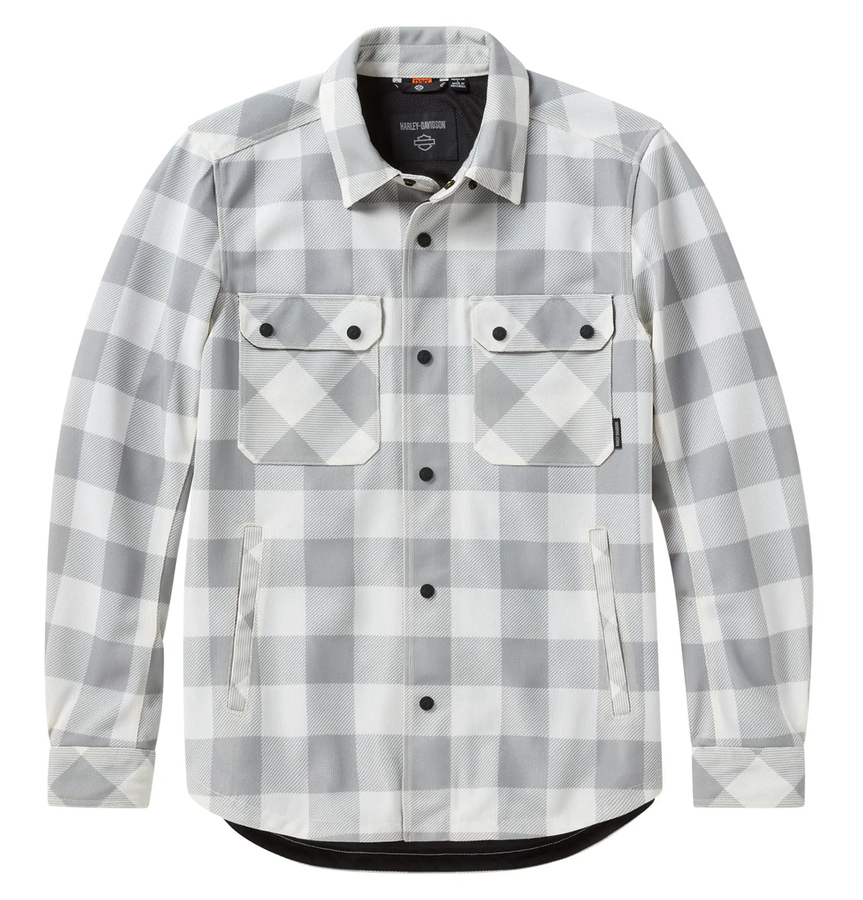 Harley-Davidson Motorrad-Hemdjacke Operative Mesh grau/off-white