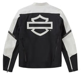 Harley-Davidson Motorradjacke Odyssey wasserdicht schwarz/off-white