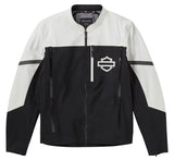 Harley-Davidson Motorradjacke Odyssey wasserdicht schwarz/off-white