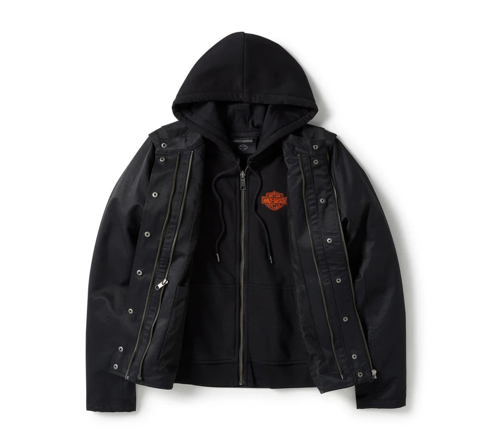 Harley-Davidson  Damenjacke "Miss Enthusiast" 3in1