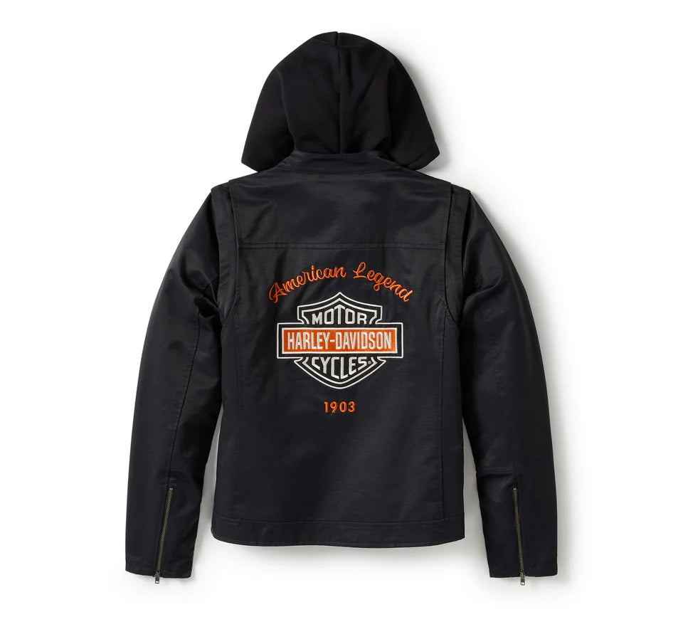 Harley-Davidson  Damenjacke "Miss Enthusiast" 3in1