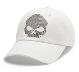 Harley-Davidson Women's Willie G Bling Skull Ballcap – Cloud Dancer