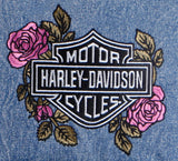 Harley Davidson Rucksack "Blue Denim & Roses"