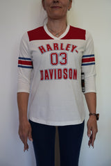 Damenlongsleeve "Essentials" V-Neck