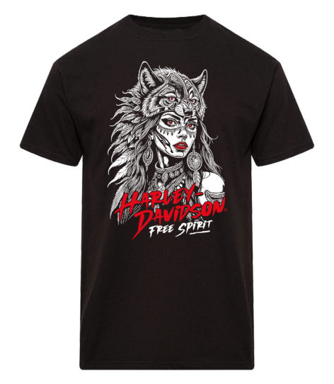 Dealershirt "Free Spirit" schwarz