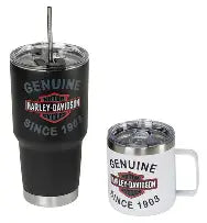 Harley-Davidson Genueine Travel Mug & Tumbler Set