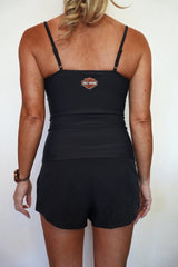 H-D® Swim Drop H Tankini Damen Shirt Top Harley Schwarz