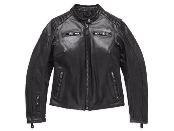 Harley Davidson Damen Lederjacke "#1 SKULL CE"